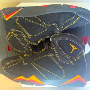 Kids Jordan 7 Retro Citrus Black Varsity Red Used (PS) Size 2.5